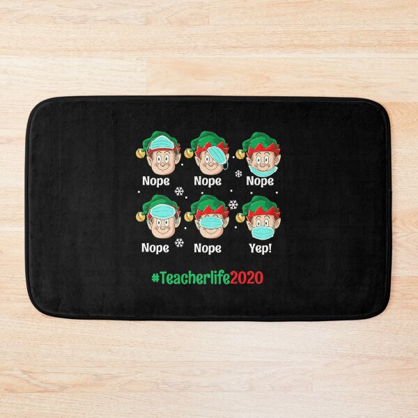 Item preview, Christmas Teacher 2020 Life ELF Wearing Mask Gift Men Women Long Sleeve T-Shirt designed and sold by isachsenan.