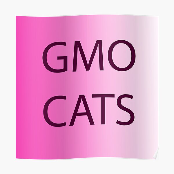 Gmos Posters | Redbubble