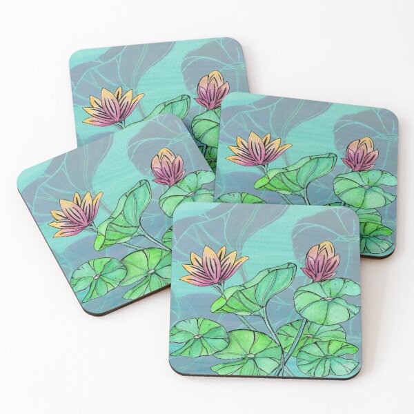 Item preview, Water lilies sketch designed and sold by ShaunaMcc.