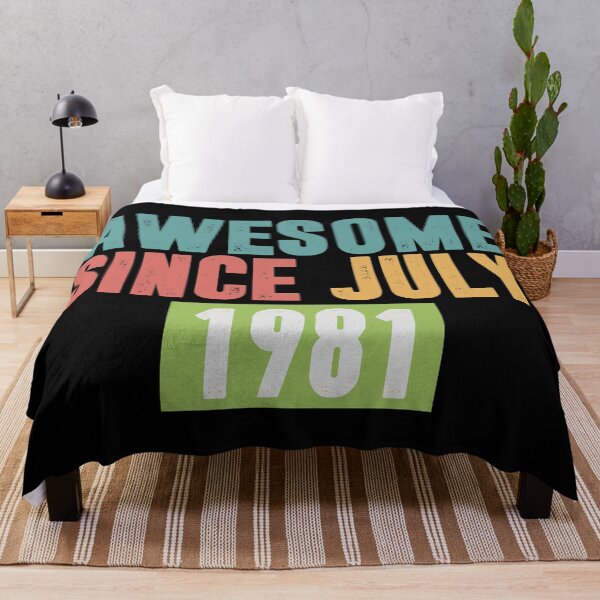 Item preview, AWESOME SINCE JULY 1981 VINTAGE designed and sold by LinkunShop.