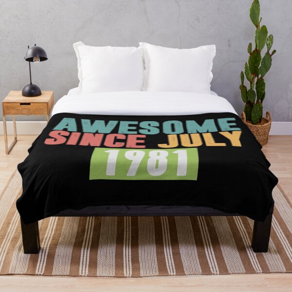 Item preview, AWESOME SINCE JULY 1981 VINTAGE designed and sold by LinkunShop.