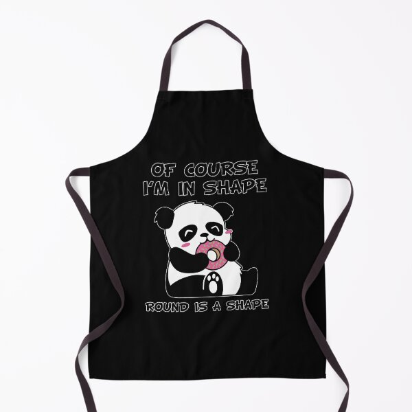 Item preview, I'm In Shape Round Is A Shape Funny Quote Pandabear Donut designed and sold by RJ-Art.
