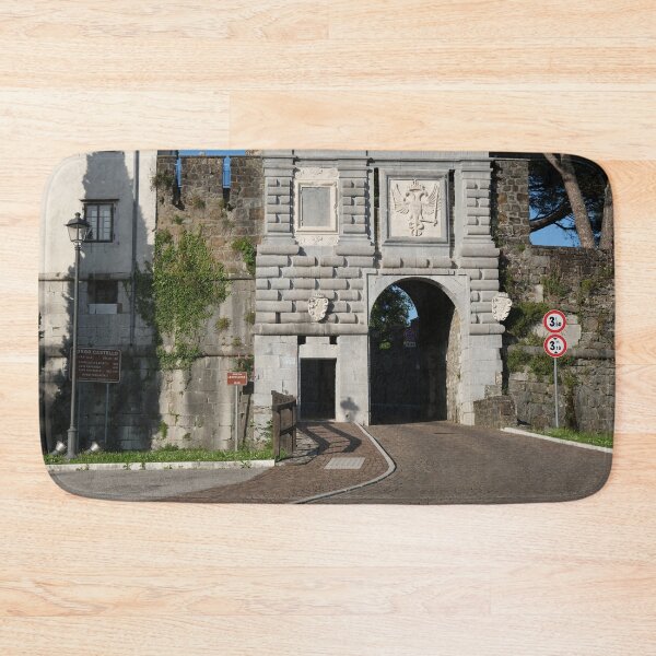 Item preview, Gorizia, Italy. The castle. It stands between the walls of the ancient village, what medieval sources cite as Upper Land. Friuli Venezia Giulia. Sunny spring afternoon day. designed and sold by Maurizio Fabbroni.