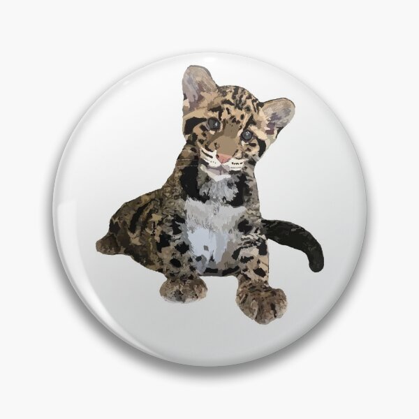 Item preview, Clouded leopard cub designed and sold by Deerlydesigned.