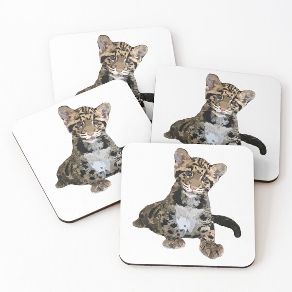Item preview, Clouded leopard cub designed and sold by Deerlydesigned.