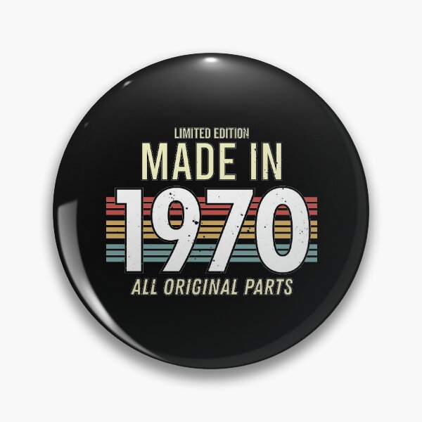 Item preview, Limited Edition Made In 1970 All Original Parts - Funny Vintage Years Old Birthday Gifts. designed and sold by ALITOPRINCE.