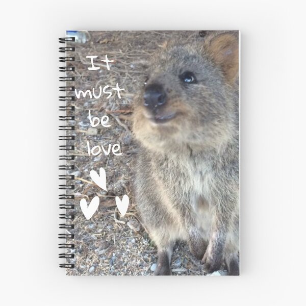 Item preview, It must be love. Happy quokka, Rotto, Rottnest Island, Western Australia designed and sold by JellyBeenzz.