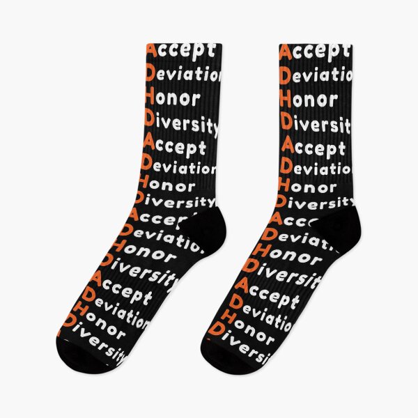 Item preview, Accept Deviation Honor Diversity ADHD Quote designed and sold by Color-Sparkle.