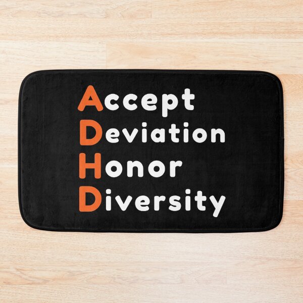 Item preview, Accept Deviation Honor Diversity ADHD Quote designed and sold by Color-Sparkle.