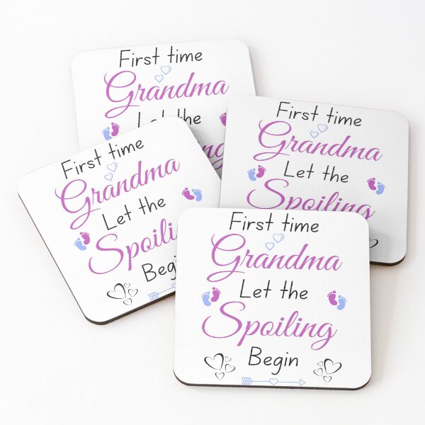 Item preview, First-time Grandma, let the spoiling begin designed and sold by HeadToeShop.