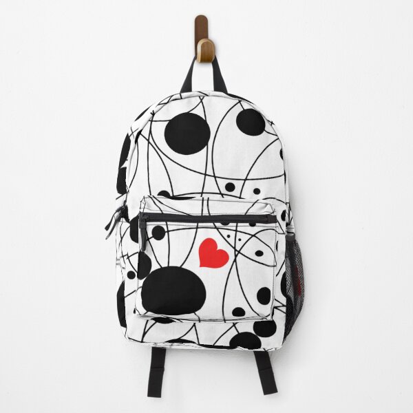Item preview, A heart for black and white - circles, dots hearts - graphic love design designed and sold by kikidu21.