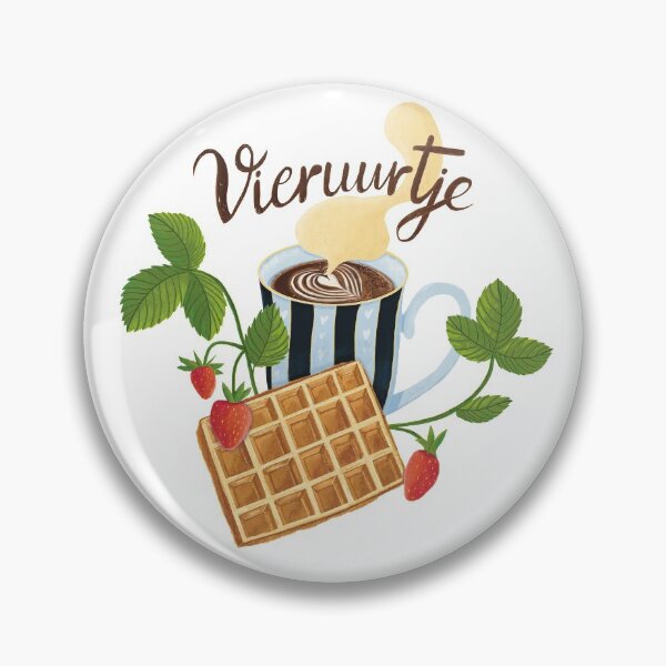 Item preview, Vieruurtje / four o'clock designed and sold by Chestnut and Pie.