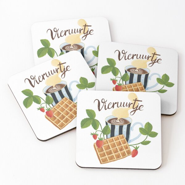 Item preview, Vieruurtje / four o'clock designed and sold by Chestnut and Pie.