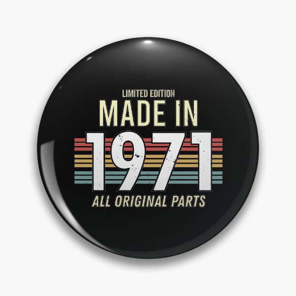 Item preview, Limited Edition Made In 1971 All Original Parts - Funny Vintage Years Old Birthday Gifts. designed and sold by ALITOPRINCE.