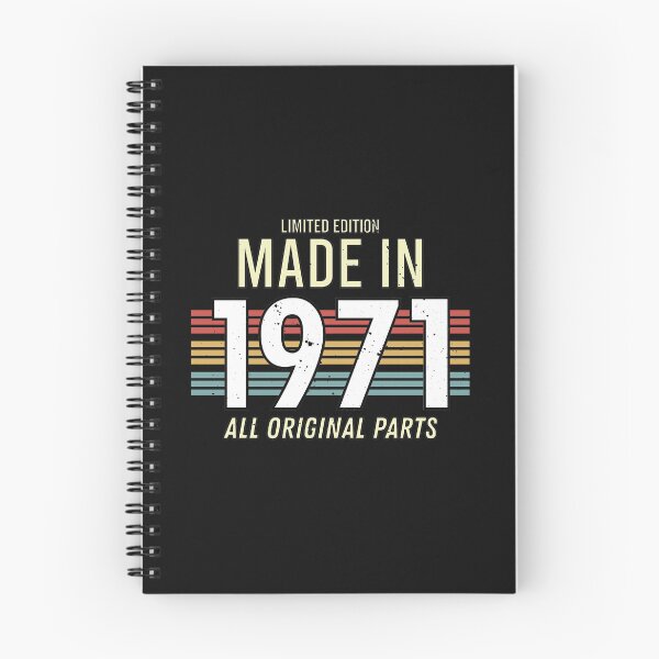 Item preview, Limited Edition Made In 1971 All Original Parts - Funny Vintage Years Old Birthday Gifts. designed and sold by ALITOPRINCE.