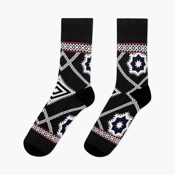 Item preview, black and white ethnic pattern designed and sold by Kriengkrai Meechai.