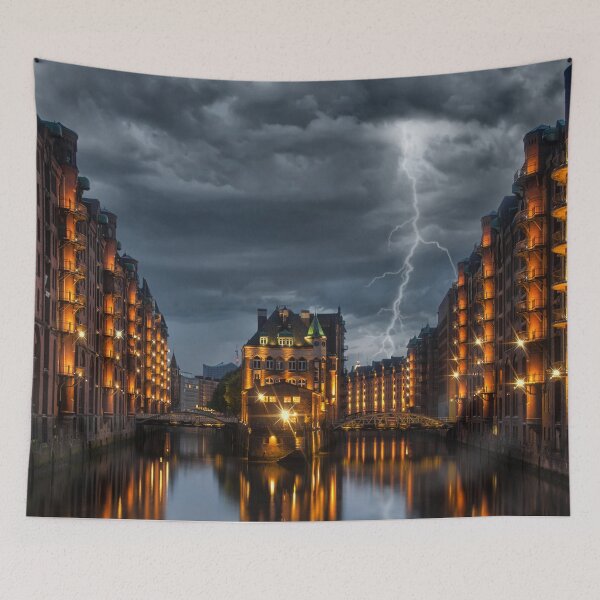 Item preview,  panoramic,panoramic wall art, panoramic canvas prints widescreen prints,wall posters, Tapestries,Tapestry, Lightning wall art,Nature scene,Nature extreme Lightning ,lightning design designed and sold by eyesight4vision.