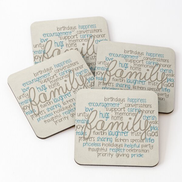 Item preview, Family Word Cloud designed and sold by Maria Dryfhout.