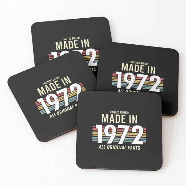 Item preview, Limited Edition Made In 1972 All Original Parts - Funny Vintage Years Old Birthday Gifts. designed and sold by ALITOPRINCE.