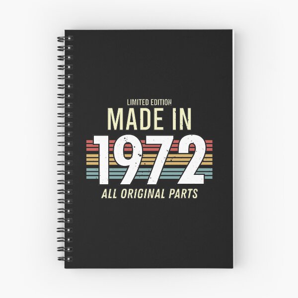 Item preview, Limited Edition Made In 1972 All Original Parts - Funny Vintage Years Old Birthday Gifts. designed and sold by ALITOPRINCE.