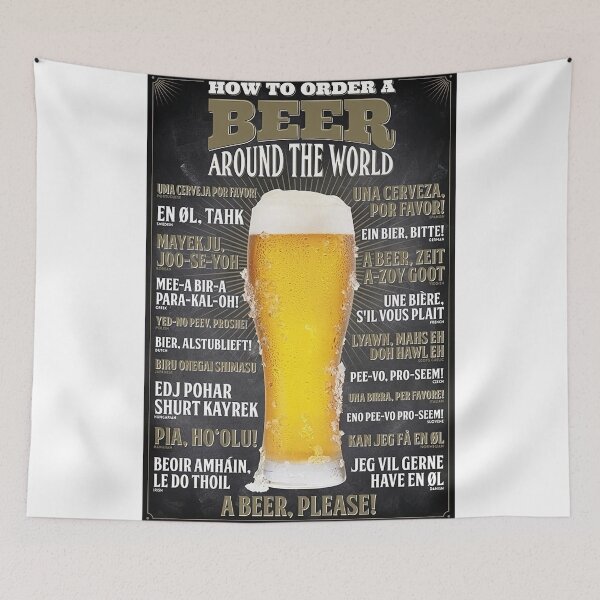 Item preview, How To Order A Beer Poster designed and sold by yarkmillo.