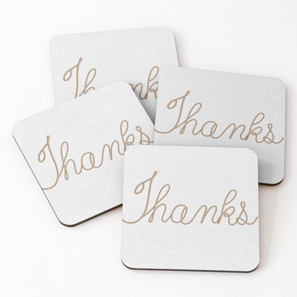 Item preview, Thanks Rope Text designed and sold by Maria Dryfhout.