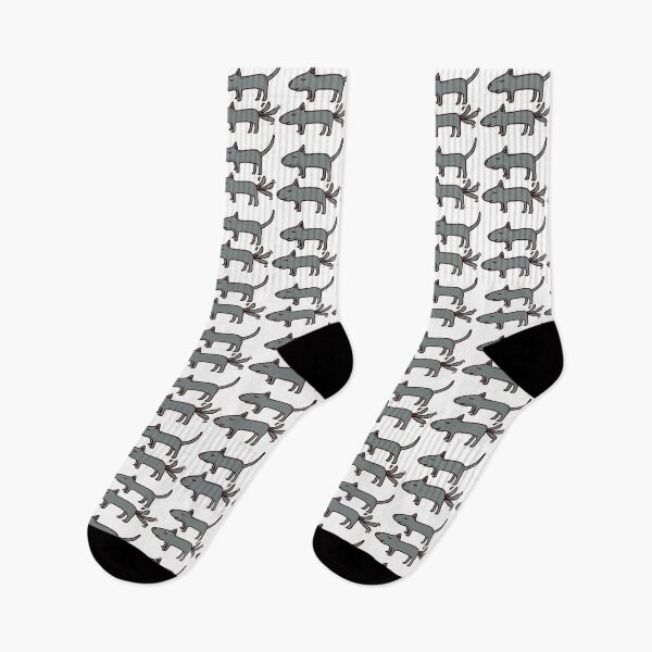Item preview, two gray dogs standing side by side tail wagging and not tail wagging designed and sold by WP-7824.