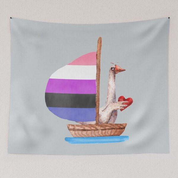 Item preview, Ahoy Genderfluider LGBTQ sailor | Gender fluid designed and sold by Petra Becker.