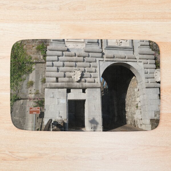 Item preview, Gorizia, Italy. The castle. It stands between the walls of the ancient village, what medieval sources cite as Upper Land. Friuli Venezia Giulia. Sunny spring afternoon day (vertical) designed and sold by Maurizio Fabbroni.