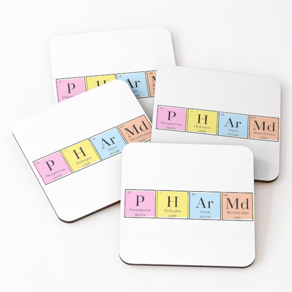 Item preview, Multiple Products!  PharmD Periodic Table Graphic Logo, Pharmacist designed and sold by PeriodicLabel.