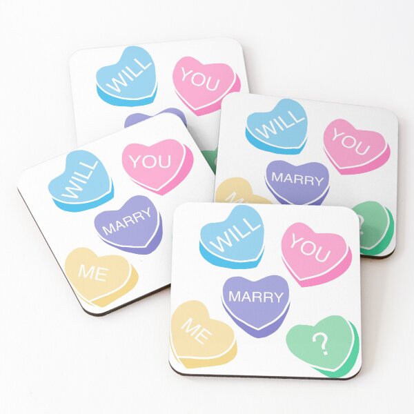 Item preview, Conversation heart proposal designed and sold by Thatgaybrand.