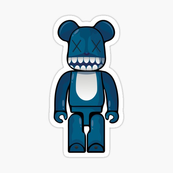 Blauer Bärenstein Sticker
