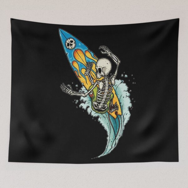 Item preview, Surfing skeleton designed and sold by LUNAROSsAa.