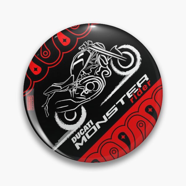 Item preview, Monster Rider Batik Edition on BLACK for the Real Biker designed and sold by etoide.