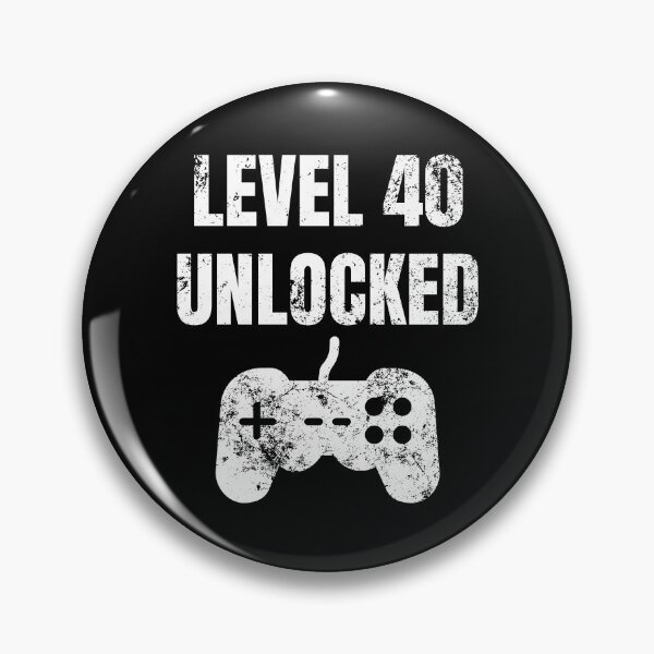 Item preview, Level 40 Unlocked 40th Birthday  designed and sold by MagicArtworks.