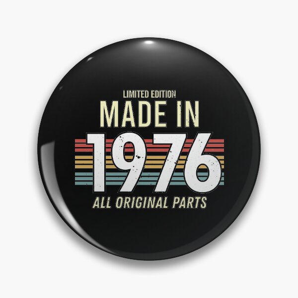 Item preview, Limited Edition Made In 1976 All Original Parts - Funny Vintage Years Old Birthday Gifts. designed and sold by ALITOPRINCE.