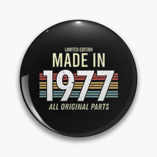 Item preview, Limited Edition Made In 1977 All Original Parts - Funny Vintage Years Old Birthday Gifts. designed and sold by ALITOPRINCE.