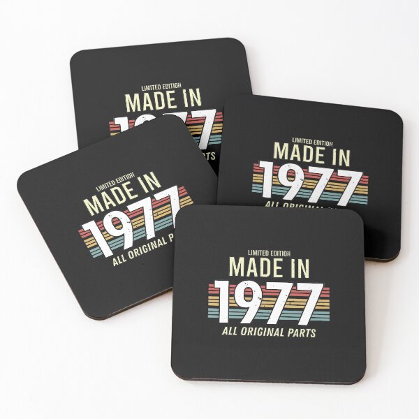 Item preview, Limited Edition Made In 1977 All Original Parts - Funny Vintage Years Old Birthday Gifts. designed and sold by ALITOPRINCE.