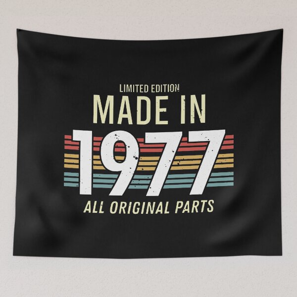 Item preview, Limited Edition Made In 1977 All Original Parts - Funny Vintage Years Old Birthday Gifts. designed and sold by ALITOPRINCE.