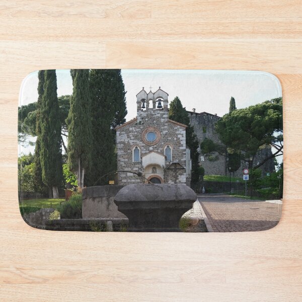Item preview, Gorizia, Italy. The castle. It stands between the walls of the ancient village, what medieval sources cite as Upper Land. Friuli Venezia Giulia. Sunny spring afternoon day (vertical) designed and sold by Maurizio Fabbroni.