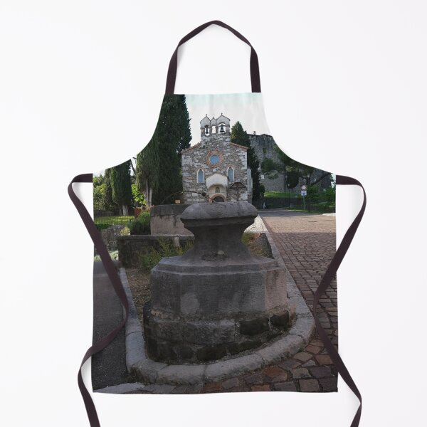 Item preview, Gorizia, Italy. The castle. It stands between the walls of the ancient village, what medieval sources cite as Upper Land. Friuli Venezia Giulia. Sunny spring afternoon day (vertical) designed and sold by Maurizio Fabbroni.