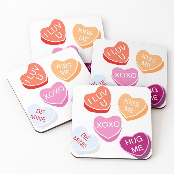 Item preview, Lesbian conversation hearts designed and sold by Thatgaybrand.