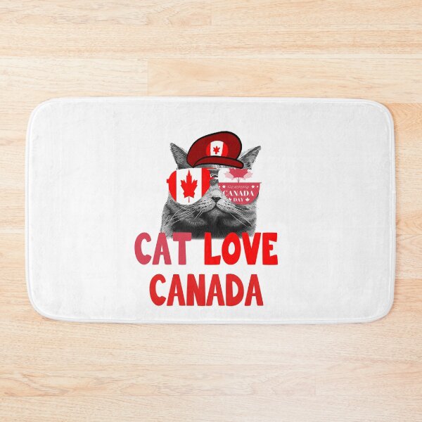 Item preview, CAT I LOVE CANADA, HAPPY CANADADAY 2021 designed and sold by CARDWELL-COWEL.