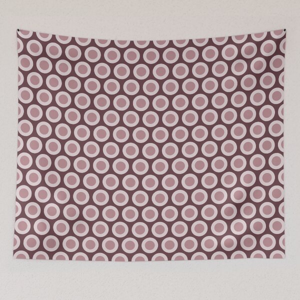 Item preview, Dusty pink circle pattern designed and sold by IoanaHraball.