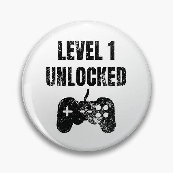 Item preview, Level 1 Unlocked First Birthday  designed and sold by MagicArtworks.