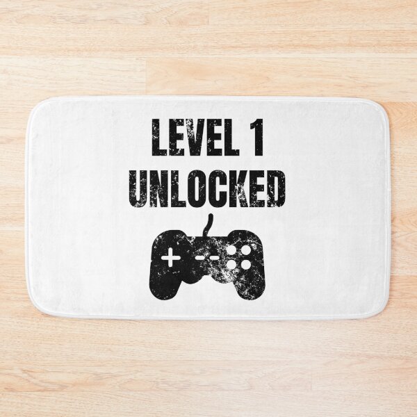 Item preview, Level 1 Unlocked First Birthday  designed and sold by MagicArtworks.