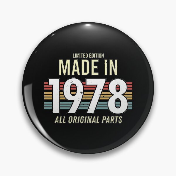 Item preview, Limited Edition Made In 1978 All Original Parts - Funny Vintage Years Old Birthday Gifts. designed and sold by ALITOPRINCE.