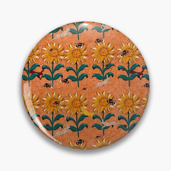Item preview, Sunflowers, bees and bunnies in a row designed and sold by sueshorman.