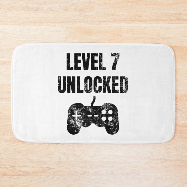 Item preview, Level 7 Unlocked 7th Birthday  designed and sold by MagicArtworks.