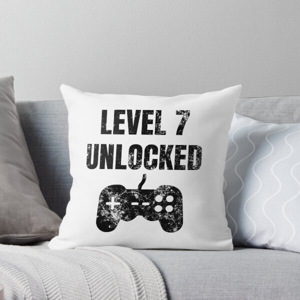Item preview, Level 7 Unlocked 7th Birthday  designed and sold by MagicArtworks.